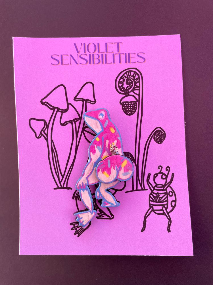 Booty Frog Ice Cream Pin