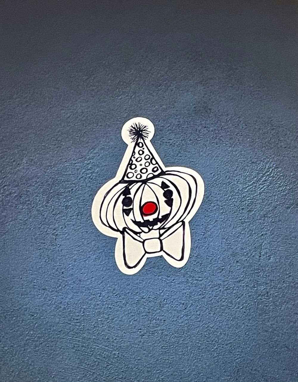 Gourdie The Clown Sticker